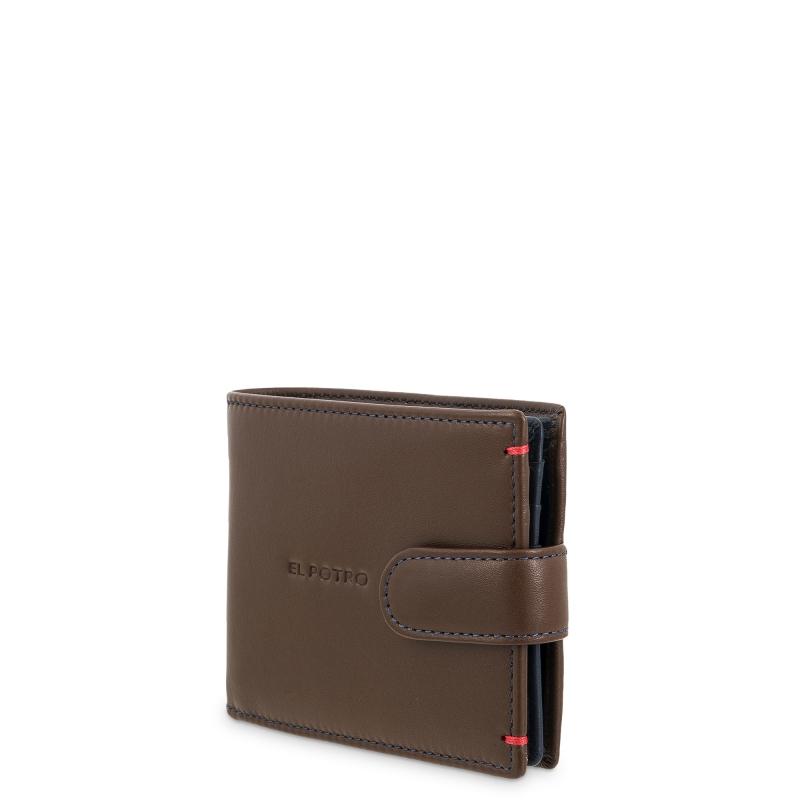 El potro Cartera monedero interior de hombre en piel vacuno cuero-E L P O T R O En oferta