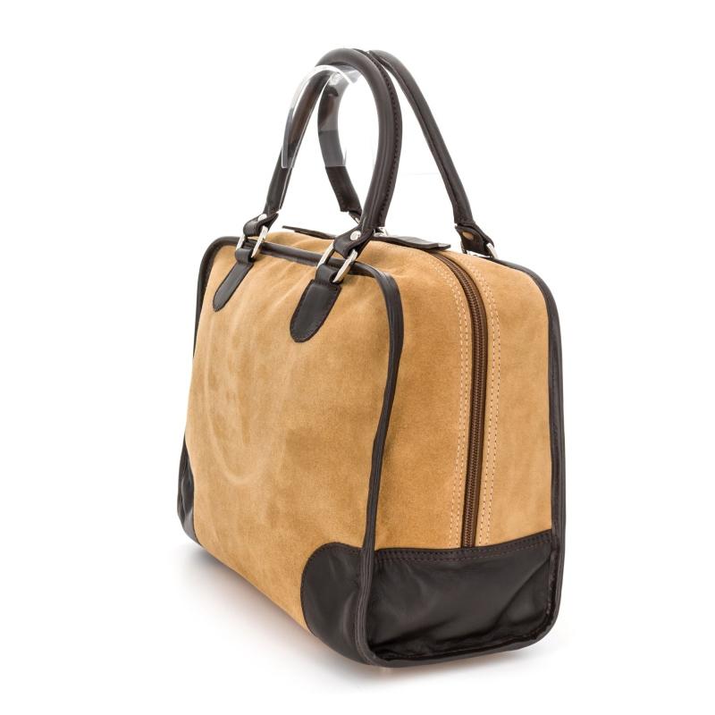 El potro Bolso Bowling mujer en piel vacuno color camel - Caza 2025