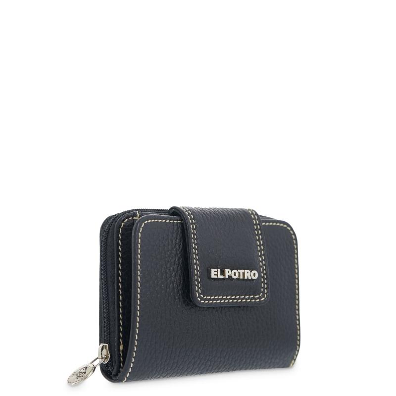El potro Cartera mujer en piel vacuno color negro - Floater Rebajas baratas