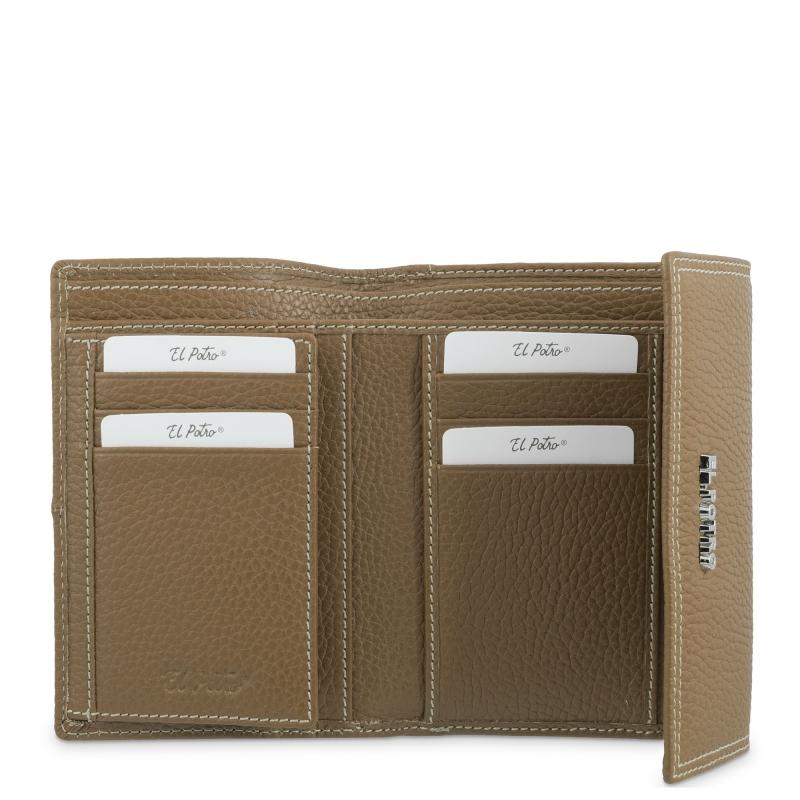 El potro Cartera solapa mujer en piel vacuno color cuero - Floater Rebajas top