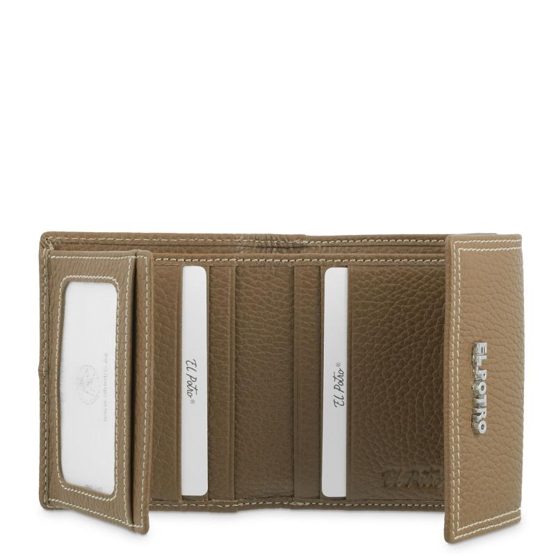 El potro Cartera solapa pequeño mujer en piel vacuno color cuero- Floater Oferta especial