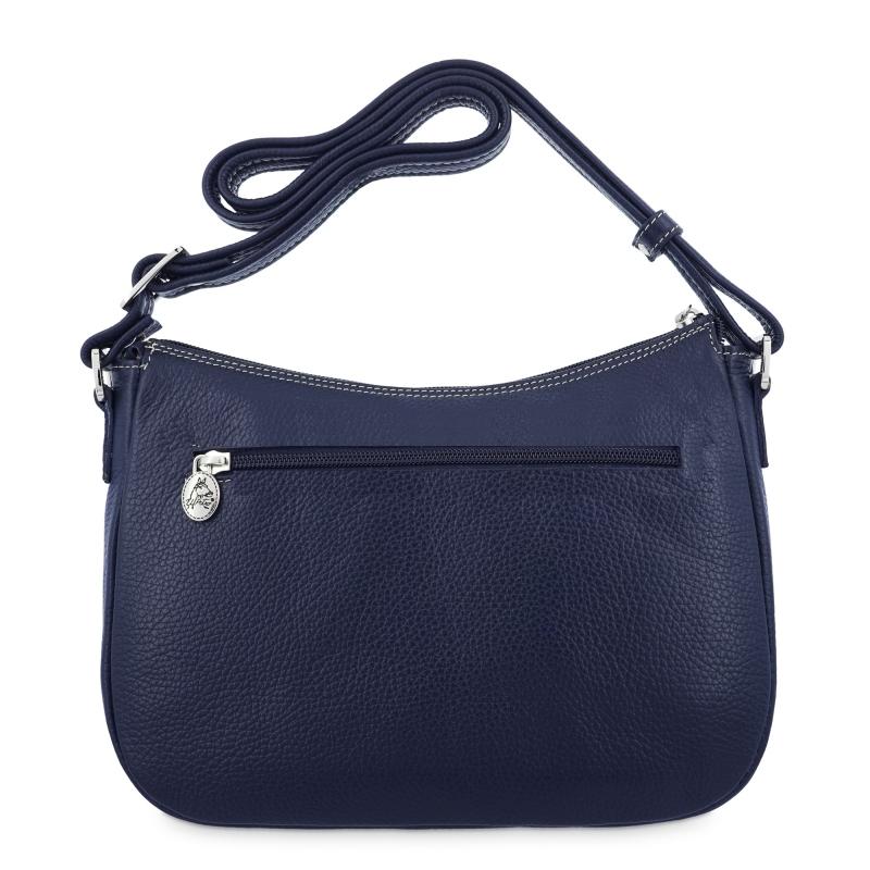 El potro Bolso Hobo mujer en piel vacuno color azul - Floater Solo queda un día