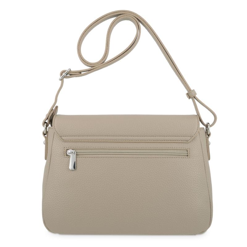 El potro Bolso solapa grande bandolera de El Potro color almendra-Siena Descuento por venta flash