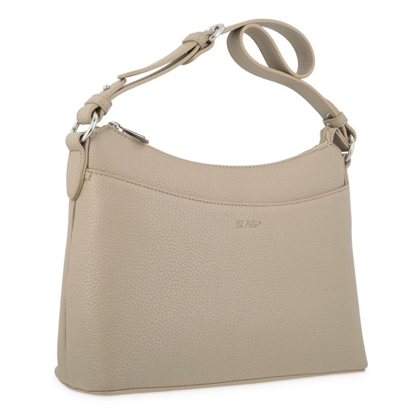 El potro Bolso góndola bandolera de El Potro color almendra-Siena Ofertas de temporada