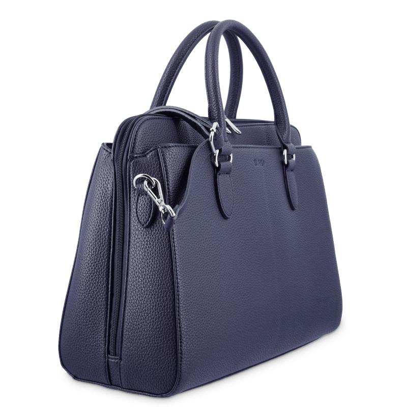 El potro Bolso shopping 3 cremalleras de El Potro color azul-Siena Gran oferta