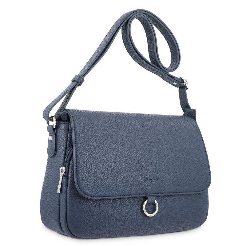 El potro Bolso solapa grande bandolera de El Potro color azul-Siena Los más vendidos
