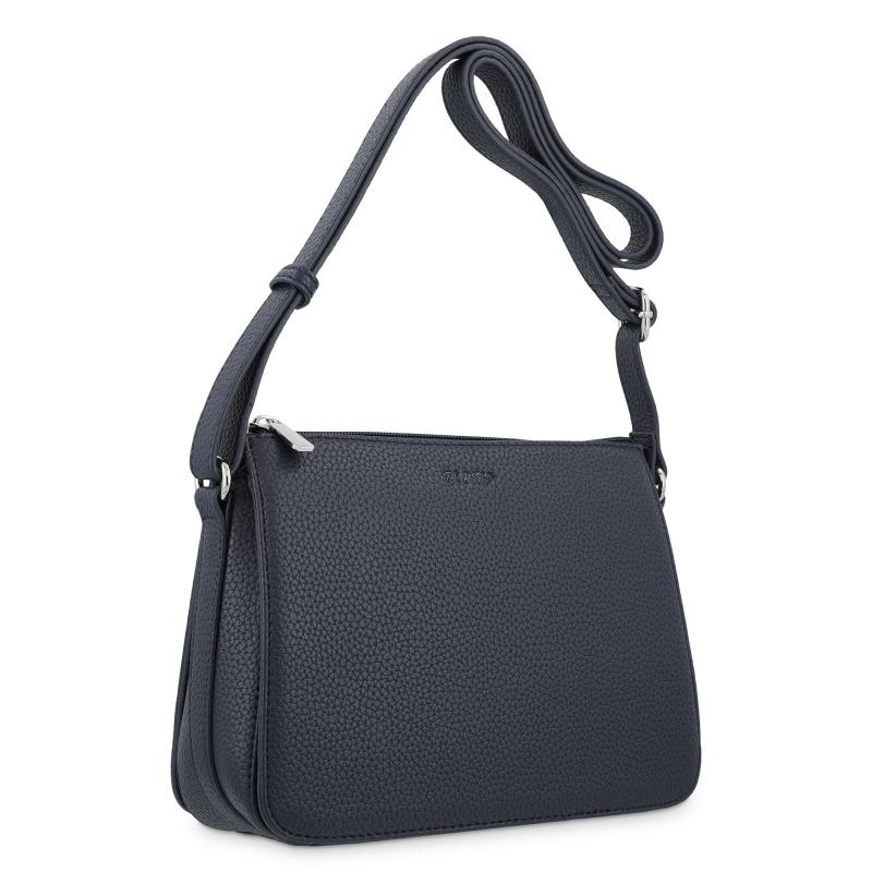 El potro Bolso bandolera pequeña de El Potro color azul-Siena Descuento