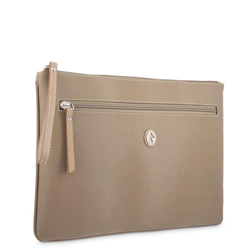 El potro Carpeta grande mujer color moca- Basic Mejor oferta