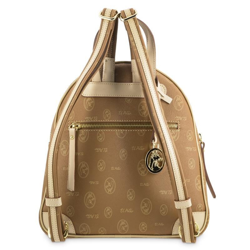 El potro Mochila mediana de color cuero-EL POTRO Ofertas especiales