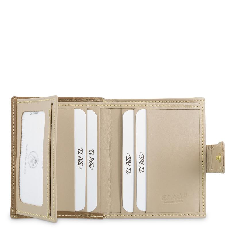 El potro Cartera mujer en lona y piel vacuno color cuero- Vintage Ofertas