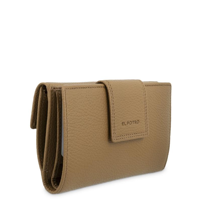 El potro Cartera de mujer grande en piel vacuno color cuero - I R I S Envío internacional gratuito