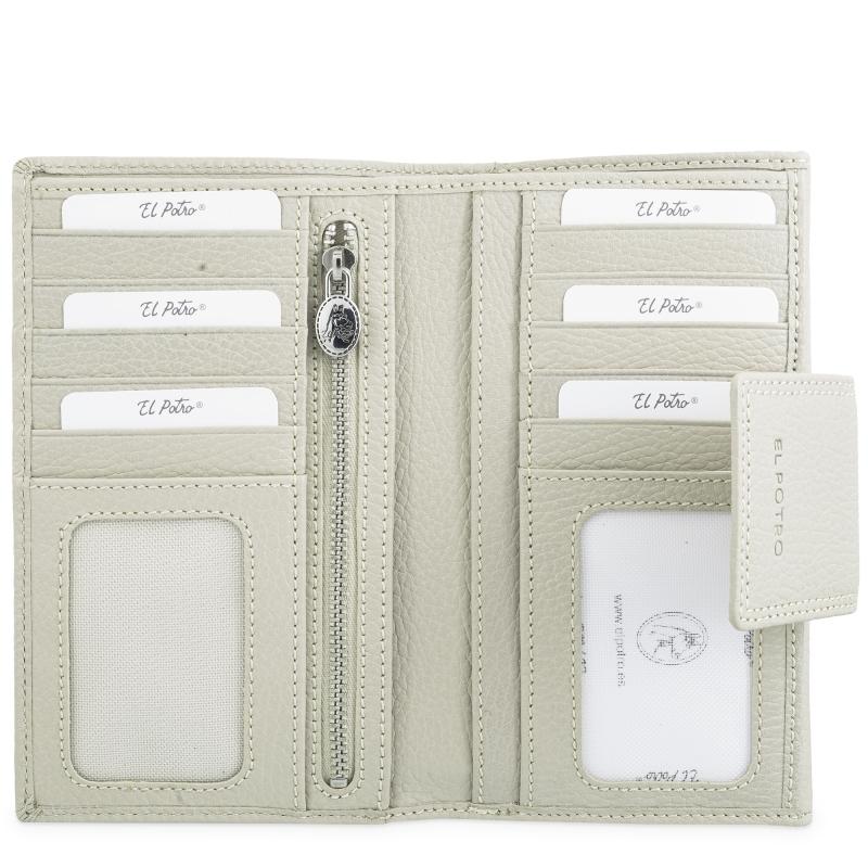 El potro Cartera de mujer grande en piel vacuno color beige - I R I S Tienda de fábrica