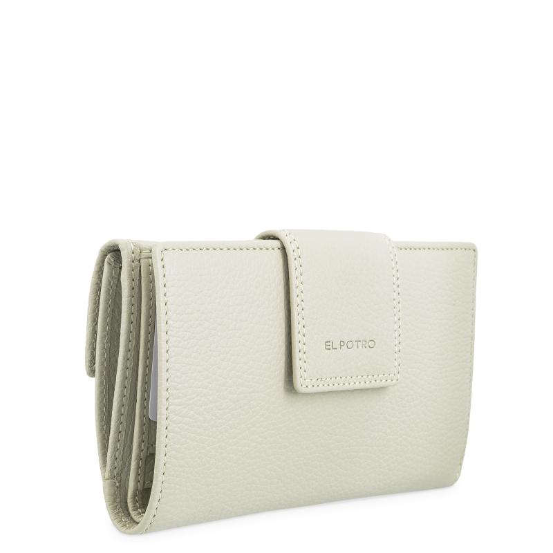 El potro Cartera de mujer grande en piel vacuno color beige - I R I S Tienda de fábrica