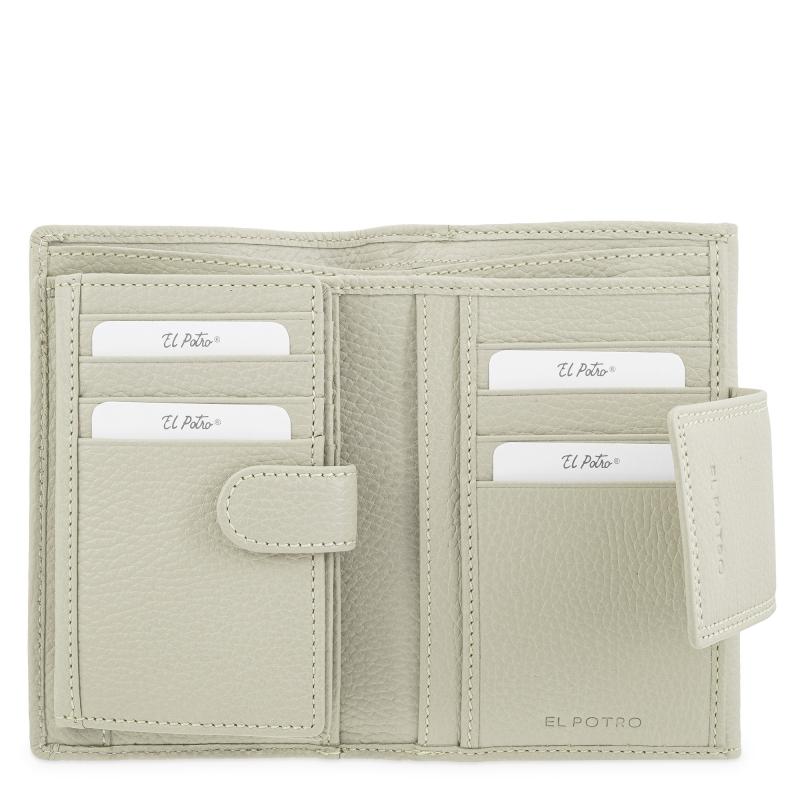 El potro Cartera de mujer mediana en piel vacuno color beige- I R I S Precios de Black Friday