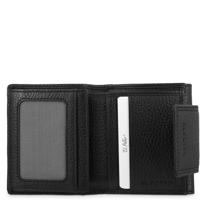 El potro Cartera de mujer pequeña en piel vacuno color negro - I R I S En oferta