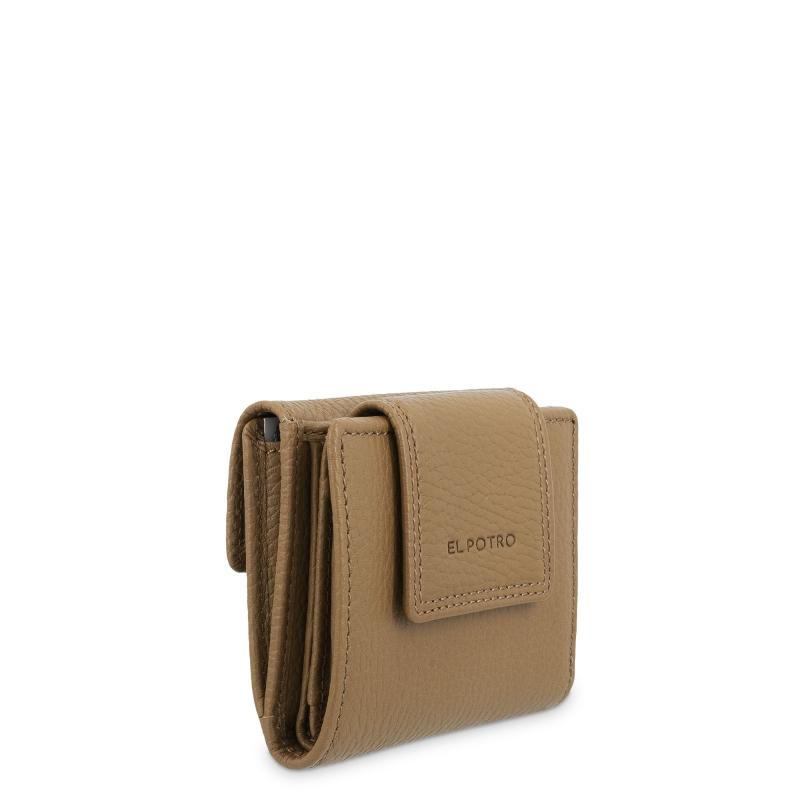 El potro Cartera de mujer pequeña en piel vacuno color cuero - I R I S Libre de impuestos