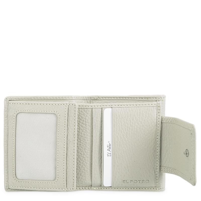 El potro Cartera de mujer pequeña en piel vacuno color BEIGE - I R I S Descuentos del mes