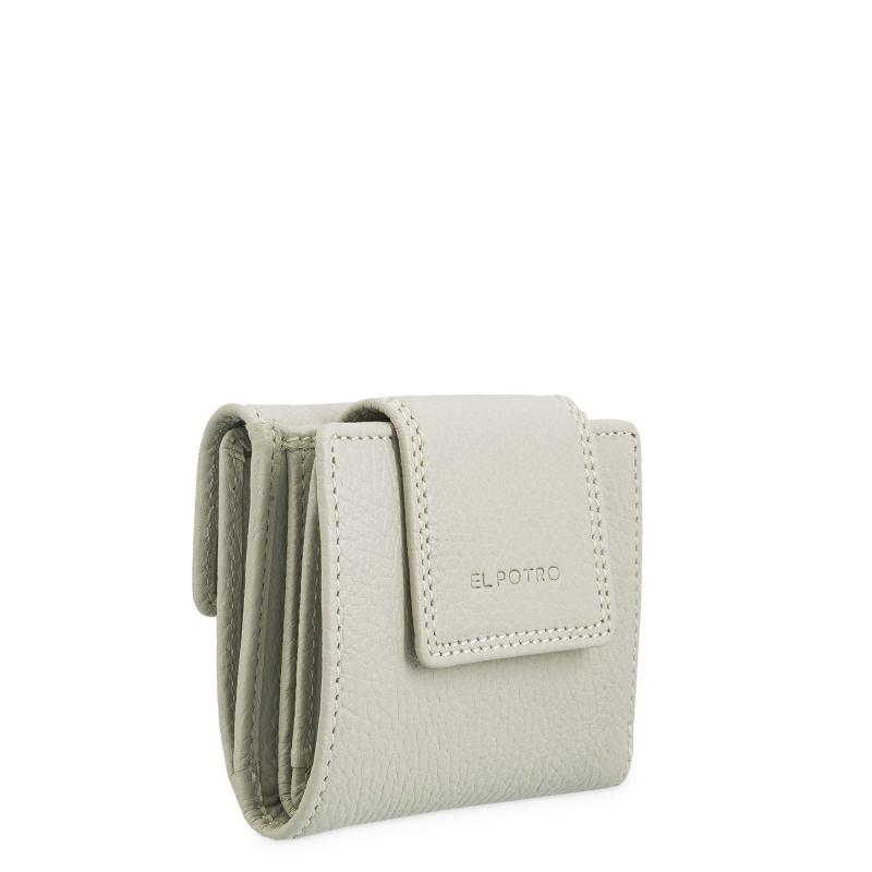 El potro Cartera de mujer pequeña en piel vacuno color BEIGE - I R I S Descuentos del mes