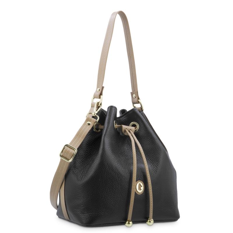 El potro Bolso Saco mujer en piel vacuno color negro - Oasis Devoluciones gratuitas