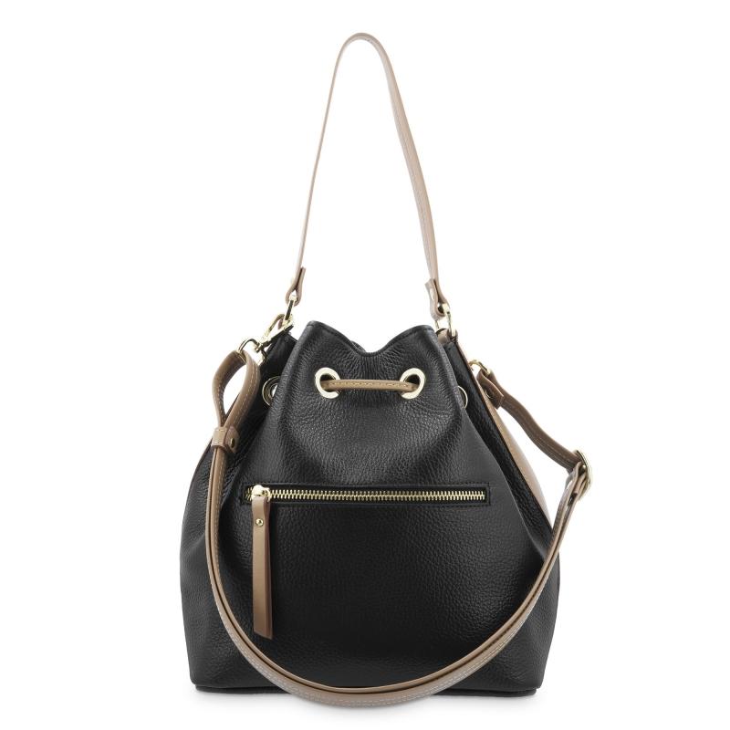 El potro Bolso Saco mujer en piel vacuno color negro - Oasis Devoluciones gratuitas