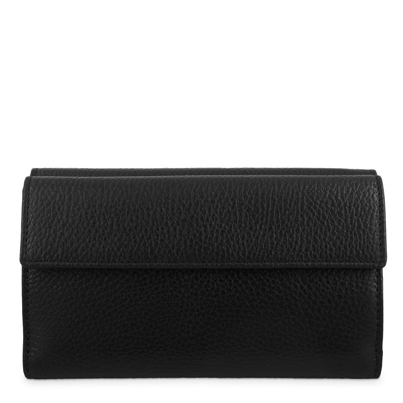 El potro Cartera grande mujer en piel vacuno color negro-El Potro En línea