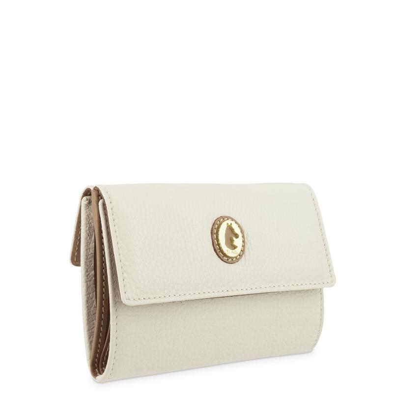 El potro Cartera mediana mujer en piel vacuno color ivory-El Potro Outlet online