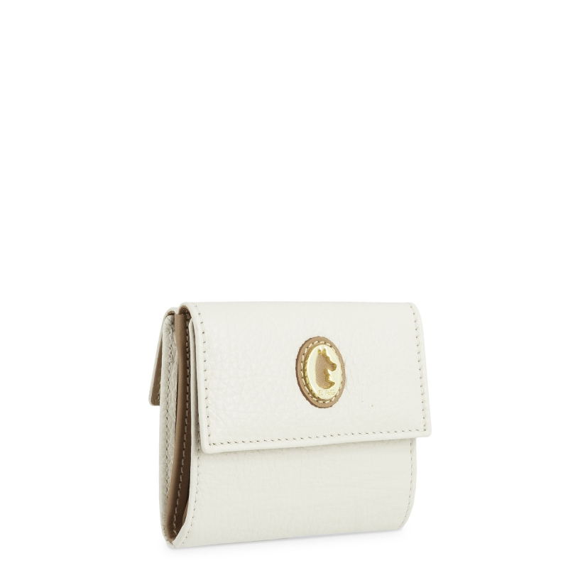 El potro Cartera pequeña mujer en piel vacuno color ivory-El Potro Ofertas