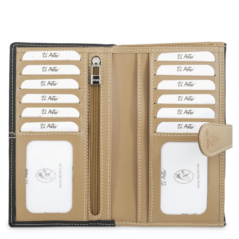 El potro Cartera grande mujer en color negro-base-El Potro Mejor oferta