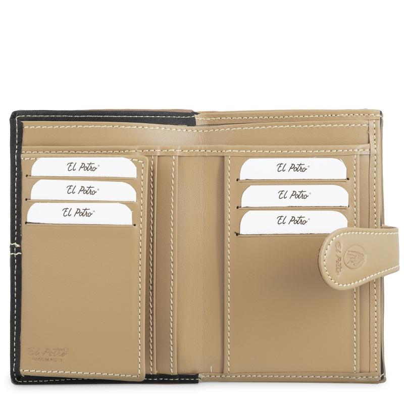 El potro Cartera mediana mujer en color negro-base-El Potro Rebajas online