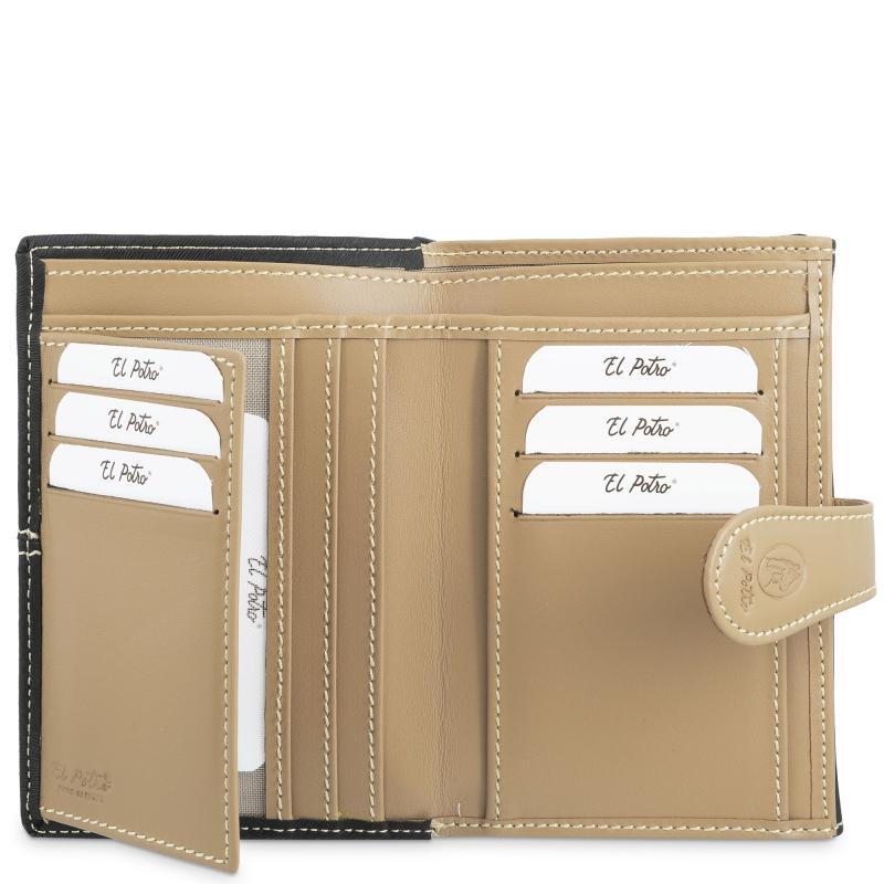El potro Cartera mediana mujer en color negro-base-El Potro Rebajas online