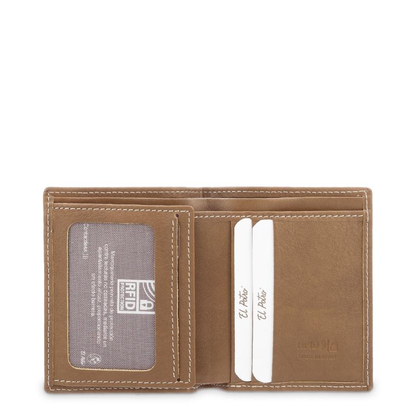 El potro Cartera billetera en piel vacuno color cuero-origen-El Potro Últimos 2 días