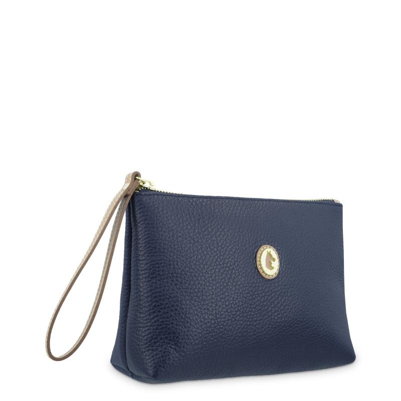 El potro Bolsa en piel vacuno color azul - El Potro Descuento por venta flash