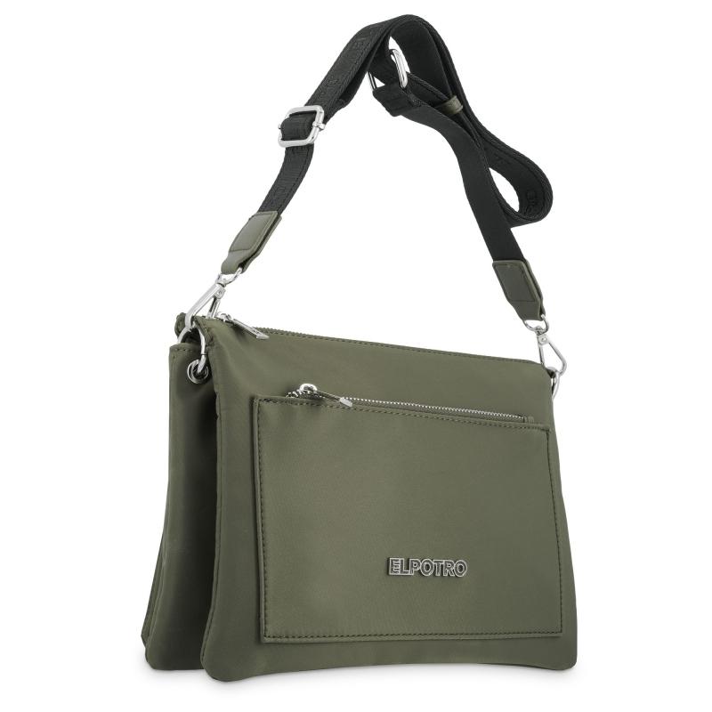 El potro Bolso macuto fuelle verde - EL POTRO Venta caliente