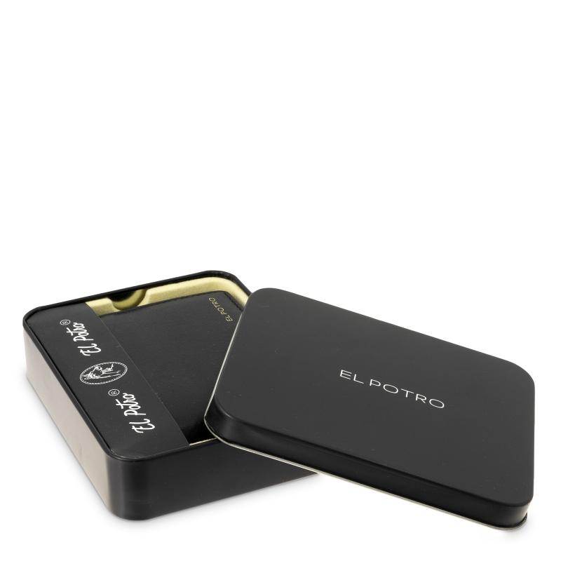 El potro Cartera tarjetero en piel vacuno color negro-ELPOTRO Mejor oferta