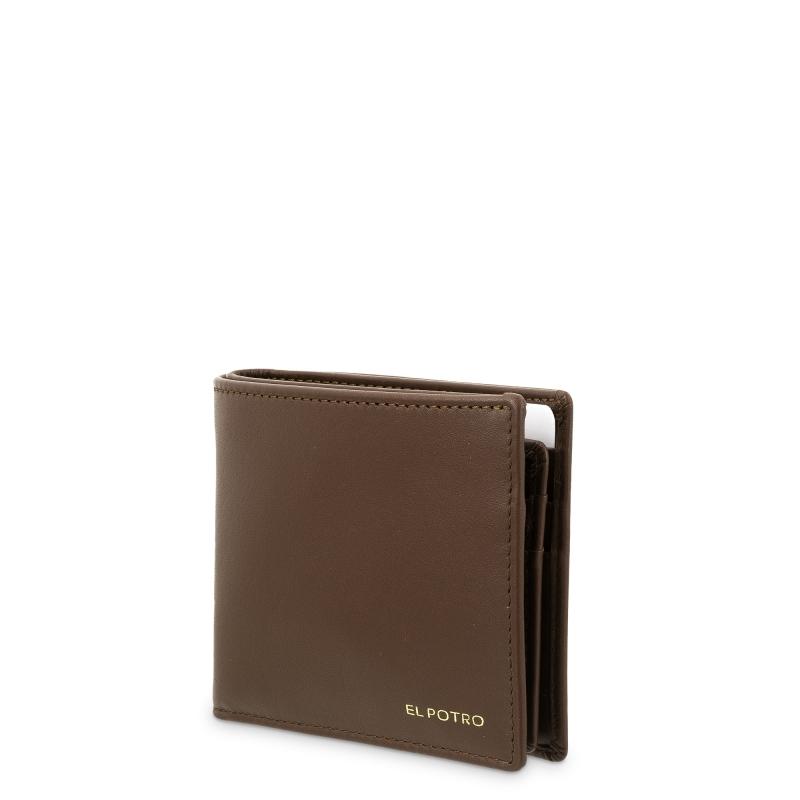 El potro Cartera tarjetero en piel vacuno color cuero-ELPOTRO Rebajas online