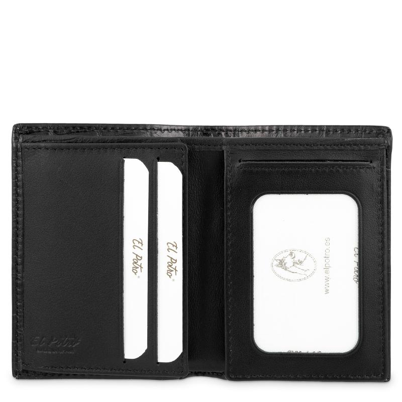 El potro Cartera hombre en piel vacuno color negro-Coco Últimos 2 días