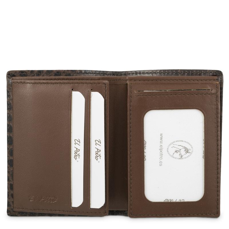 El potro Cartera hombre en piel vacuno color marrón-Coco Último día