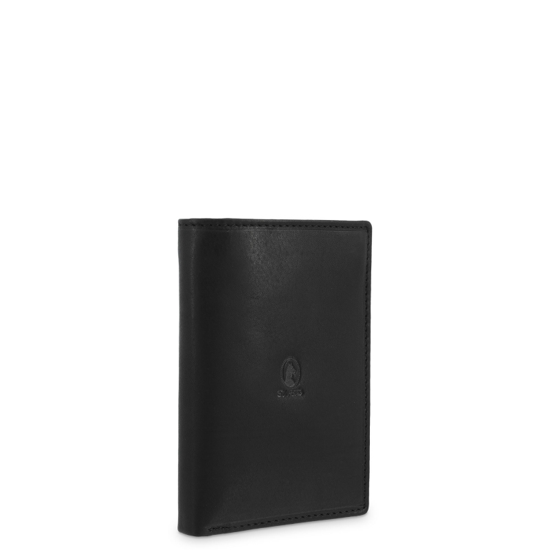 El potro Cartera grande con tarjeteros exterior hombre en piel vacuno color negro -Durango Limitado a 3 días