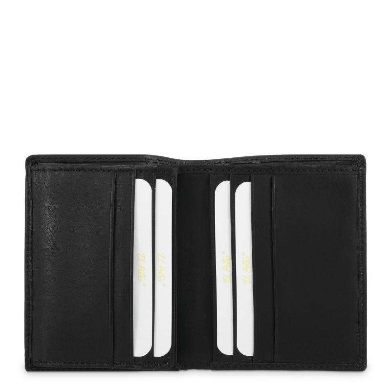 El potro Cartera hombre en piel vacuno color negro -Durango Ahorra y exporta