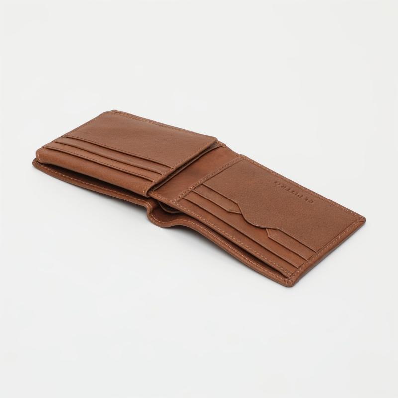 El potro Cartera hombre en piel vacuno color cuero- Durango Ofertas de temporada