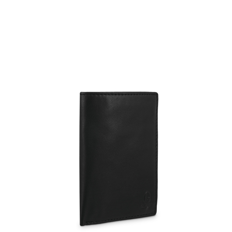 El potro Cartera grande con tarjeteros exterior hombre en piel vacuno color negro -Roma Devoluciones gratuitas