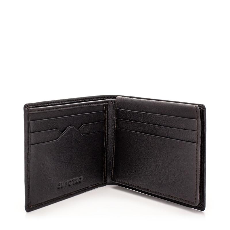 El potro Cartera hombre en piel vacuno color negro - Roma Outlet
