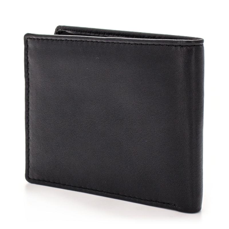 El potro Cartera hombre en piel vacuno color negro - Roma Outlet