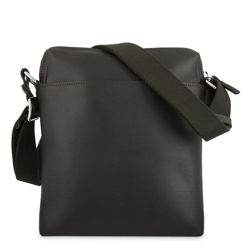 El potro Bolso Bandolera grande en piel sintética color marrón elite-El Potro Rebajas