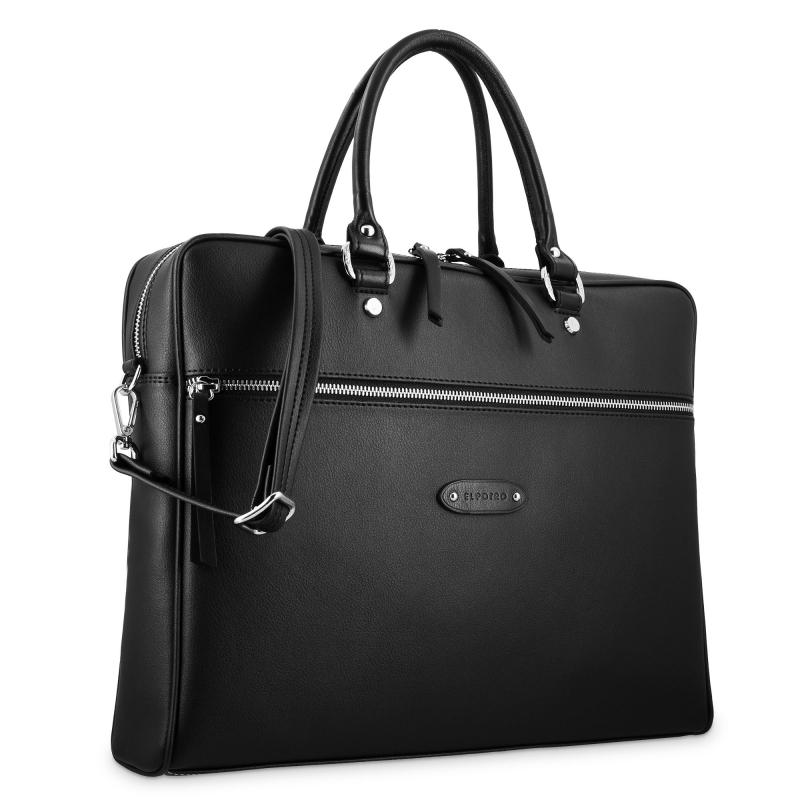 El potro Bolso grande portadocumentos de mujer de color negro - EL POTRO Rebajas online