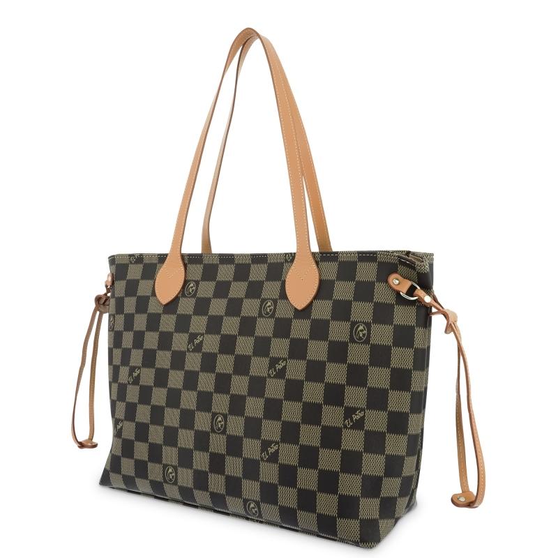 El potro Bolso tote cesta chess negro-El Potro ÚLTIMAS EDICIONES