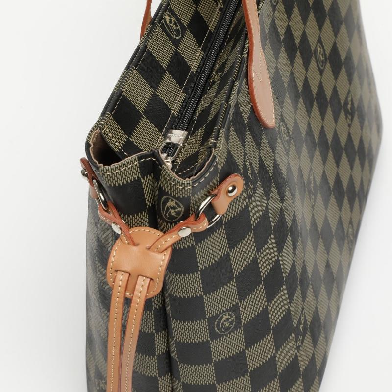 El potro Bolso tote cesta chess negro-El Potro ÚLTIMAS EDICIONES