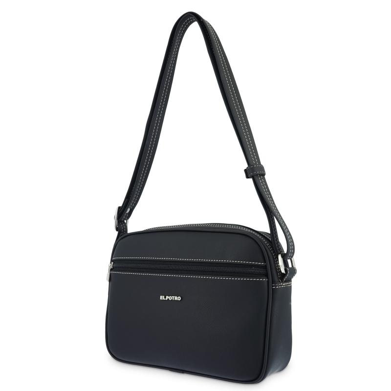 El potro Bolso Bandolera mujer color negro - Angula Oferta especial de fábrica