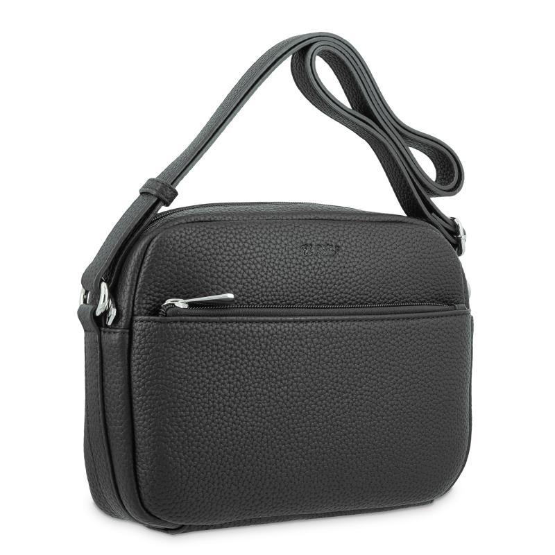 El potro Bolso bandolera de El Potro color negro-Siena Superdescuento