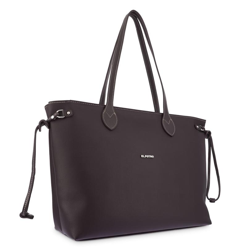 El potro Bolso Tote mujer color marrón - Angula Última moda